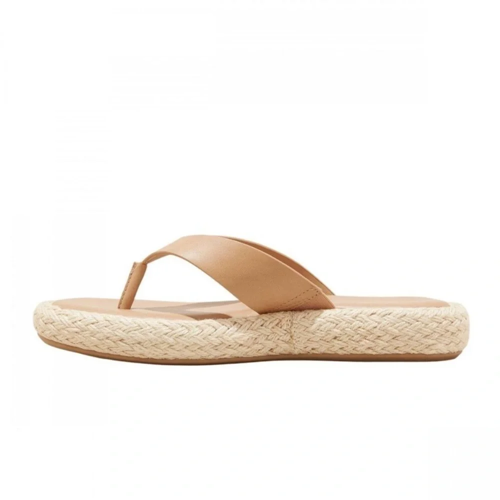 Universal Thread Women's Ginger Espadrille Sandals With Memory Foam Insole, Tan